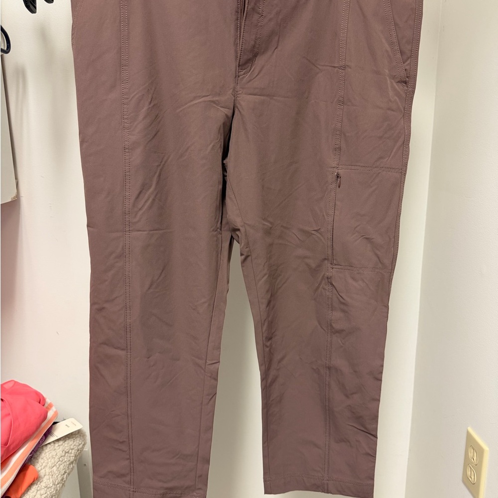 Kirkland Signature Mauve-Brown Track Pants